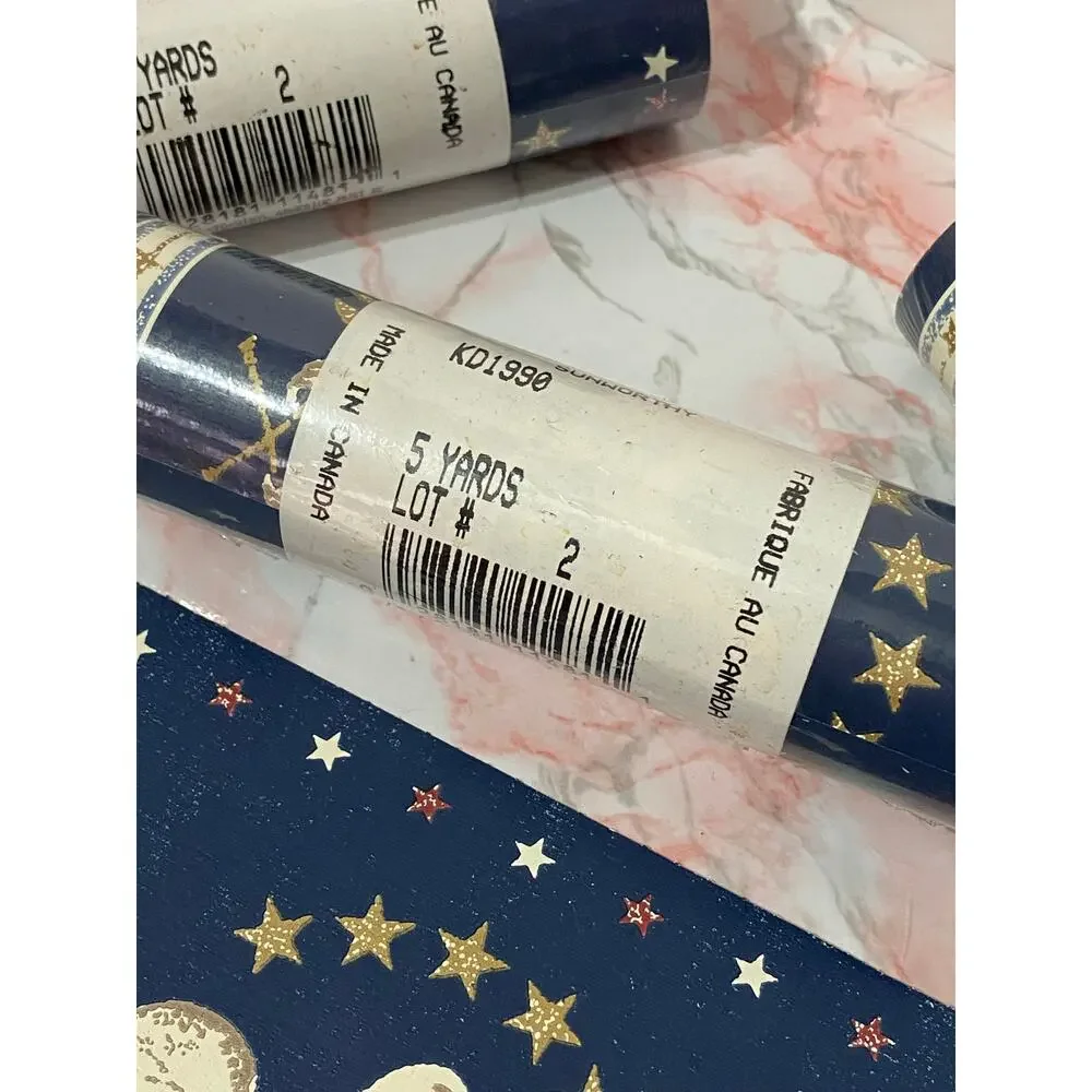 VTG NOS EAGLE Crest Seal Americana RWB Wallpaper Border 5 yd x 5